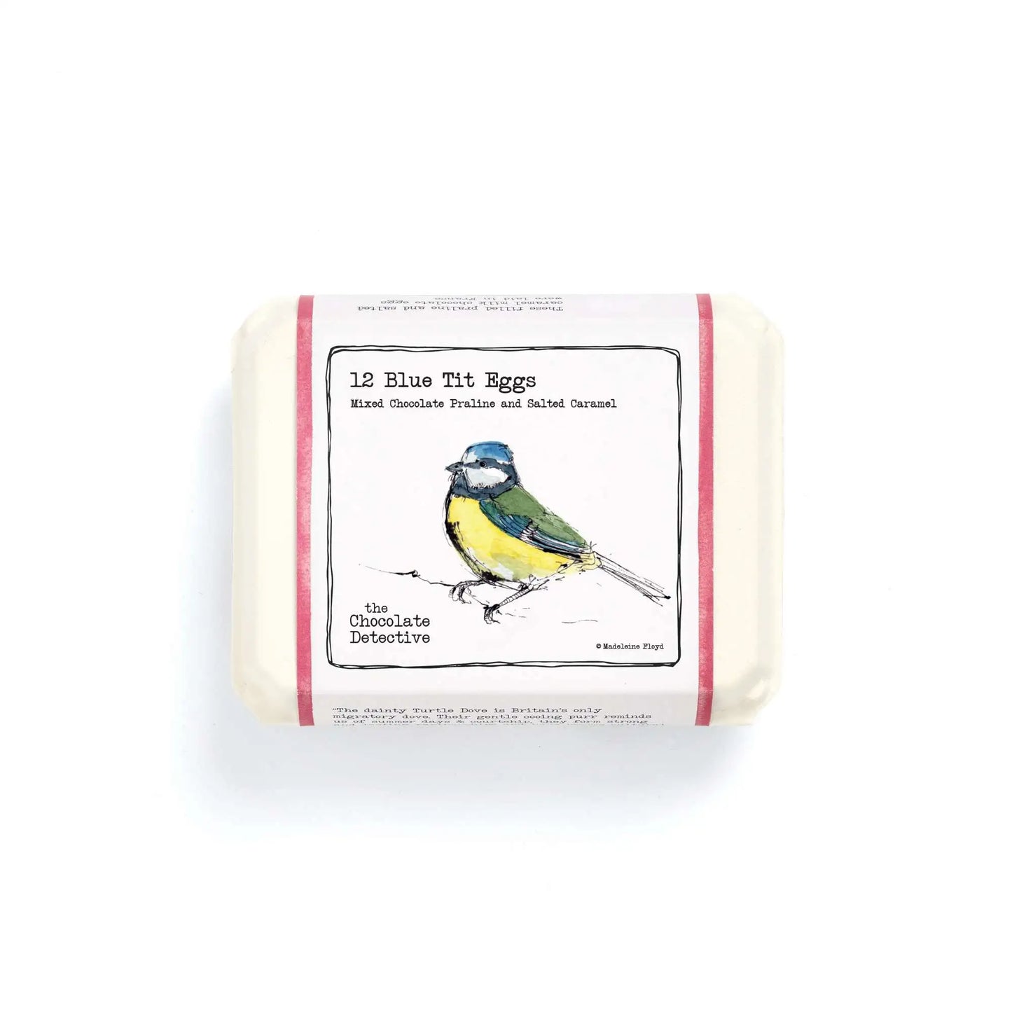 12 Praline and Salted Caramel Chocolate Blue Tit Eggs